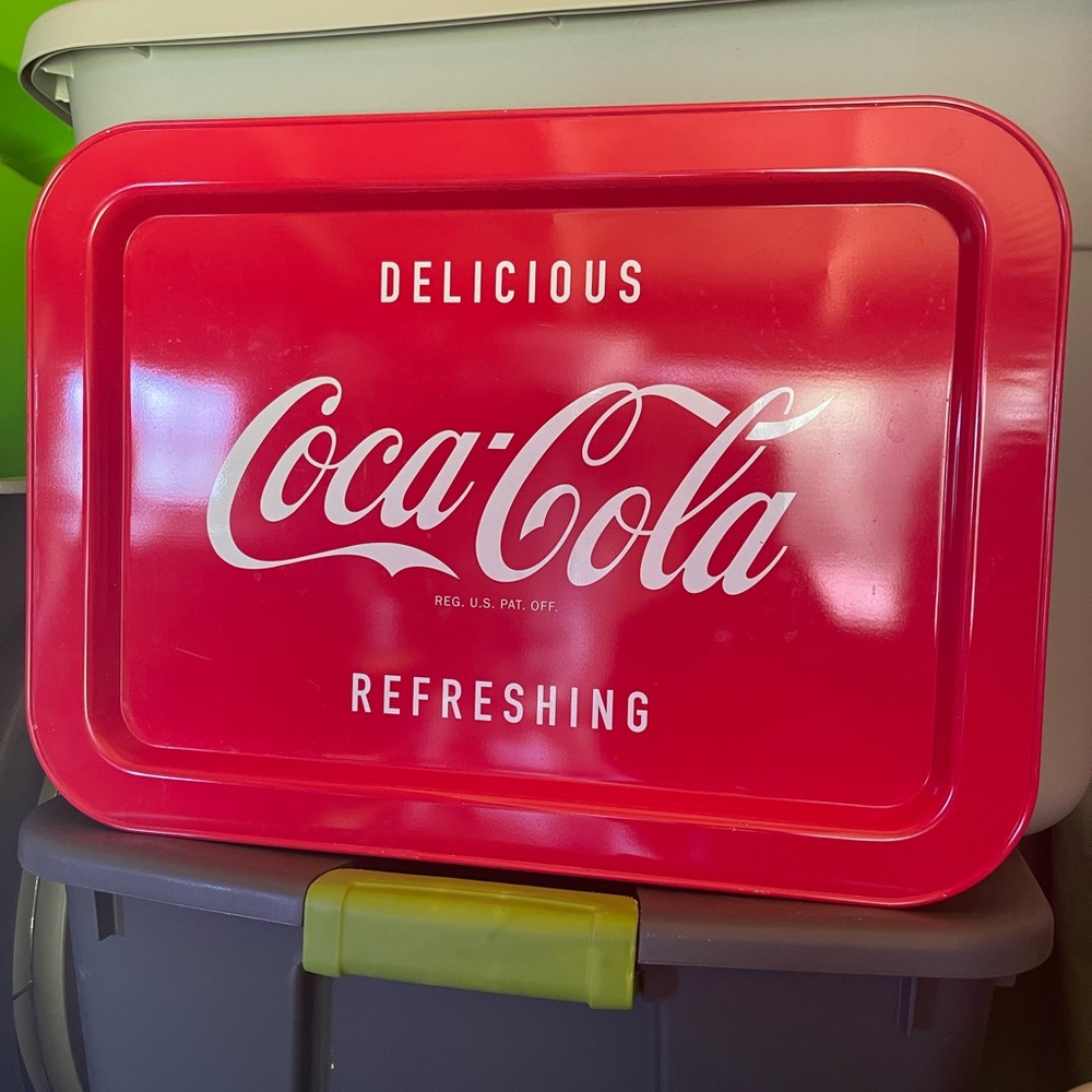 Coca Cola Vibrant Red Refreshing Tray